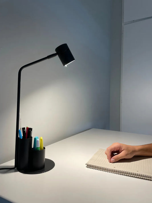 Lámpara De Escritorio Porta Lápices