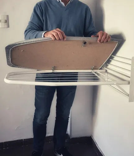 Tabla De Planchar De Pared Höllsen Con Funda Aluminizada