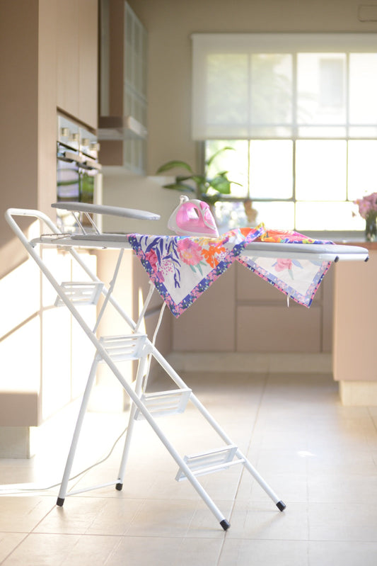 Tabla De Planchar Trio Höllsen Con Tender Y Escalera. Todo En Uno