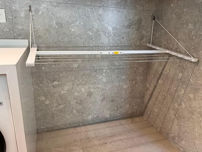 Tendedero Rebatible Pared Höllsen Aluminio Intemperie