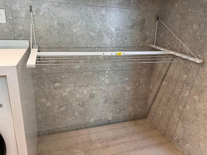 Tendedero Rebatible Pared Höllsen Aluminio Intemperie