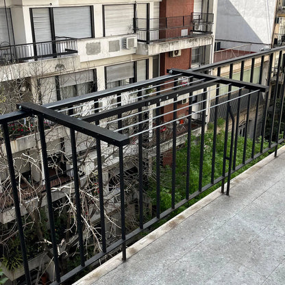 Tendedero Para Ropa Rebatible De Balcón Höllsen Aluminio