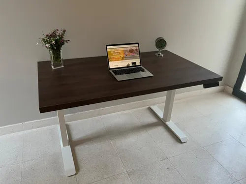 Escritorio Altura Regulable + Tapa Eurodecor 60x120 Höllsen