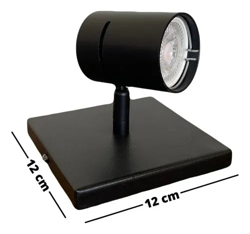Aplique De Techo Y Pared Höllsen Con Base Cuadrada