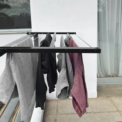 Tendedero Para Ropa Rebatible De Balcón Höllsen Aluminio