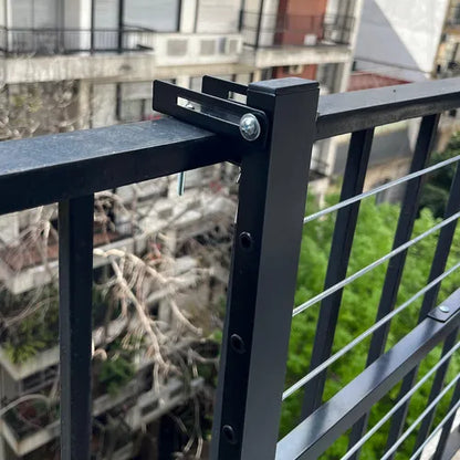Tendedero Para Ropa Rebatible De Balcón Höllsen Aluminio