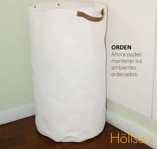 Cesto De Tela Para Ropa Sucia Höllsen Laundry Con Manijas