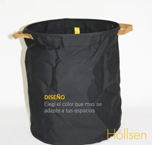 Cesto De Tela Para Ropa Sucia Höllsen Laundry Con Manijas