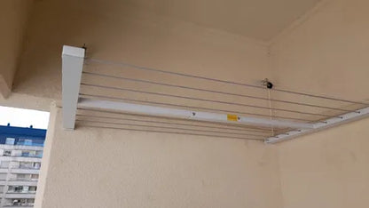Tendedero Rebatible Pared Höllsen Aluminio Intemperie