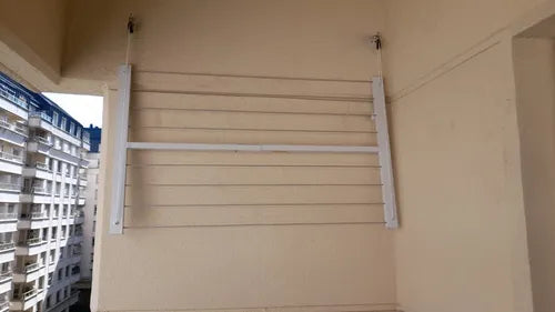 Tendedero Rebatible Pared Höllsen Aluminio Intemperie