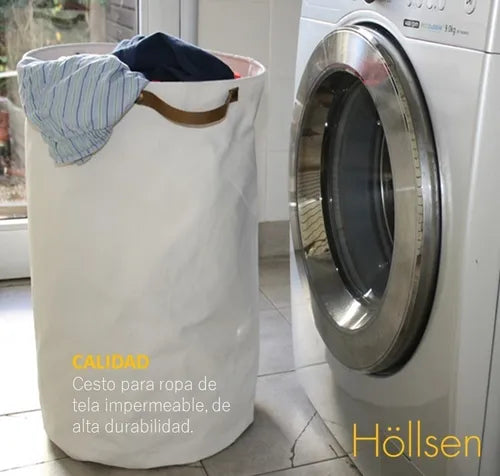 Cesto De Tela Para Ropa Sucia Höllsen Laundry Con Manijas
