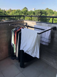 Tendedero Para Ropa Rebatible De Pared Höllsen Aluminio